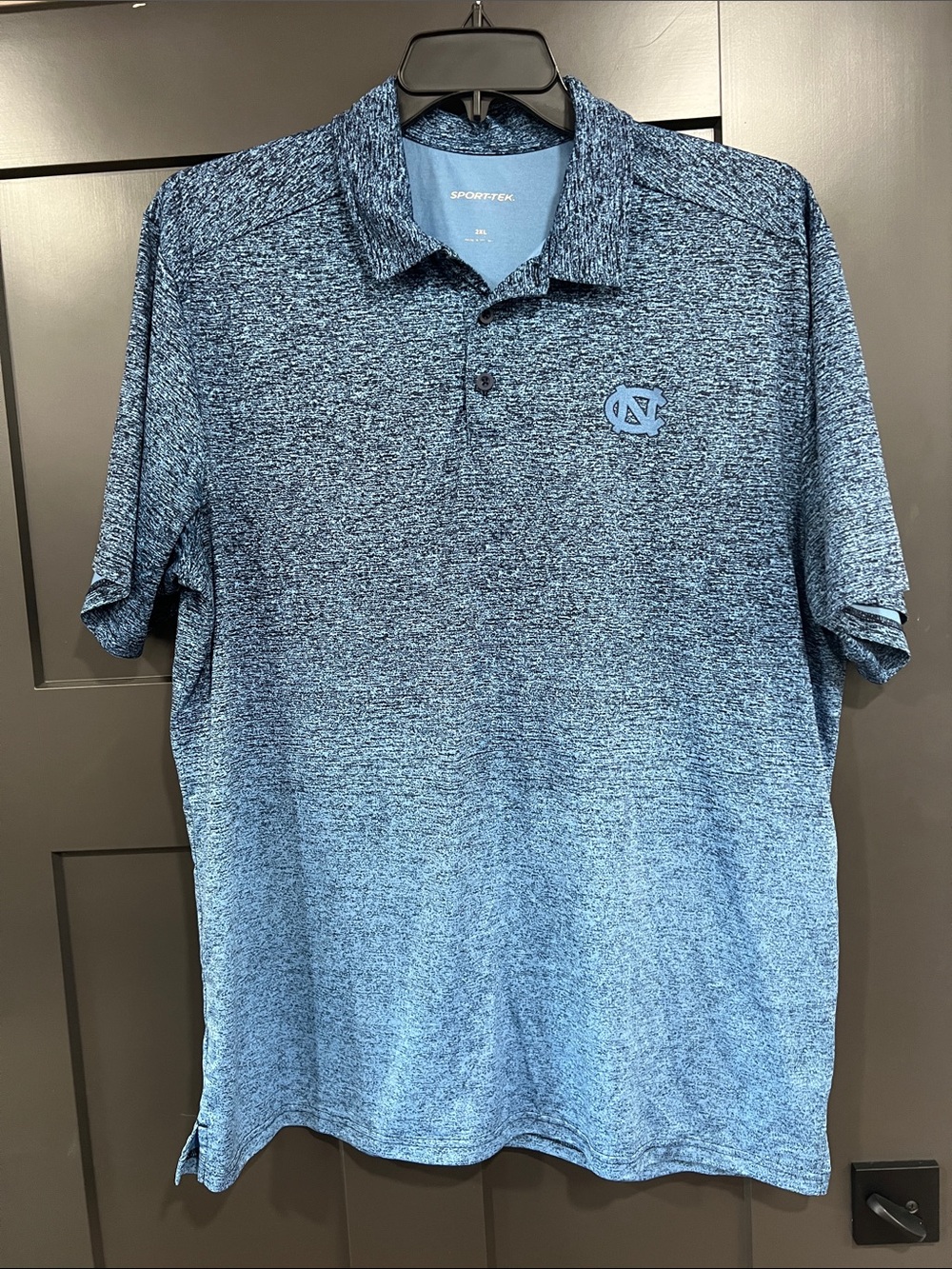 Carolina Tarheels  Navy and Light Blue Polo